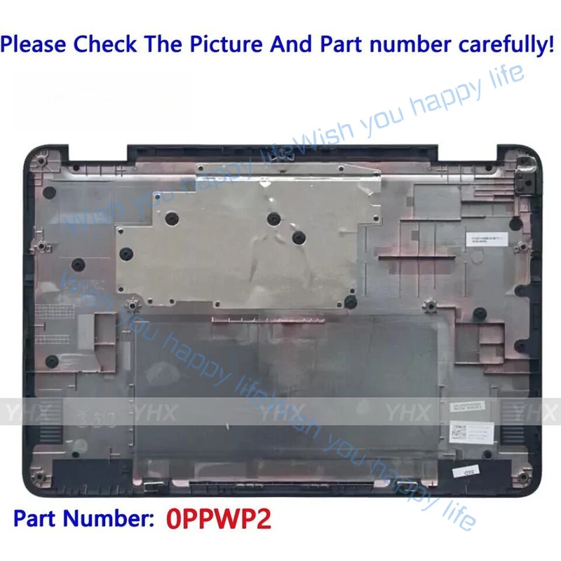 L... 5PCS New For Dell Chromebook 3100 2-in-1 Lower Case Bottom Base Cover 0PPWP2