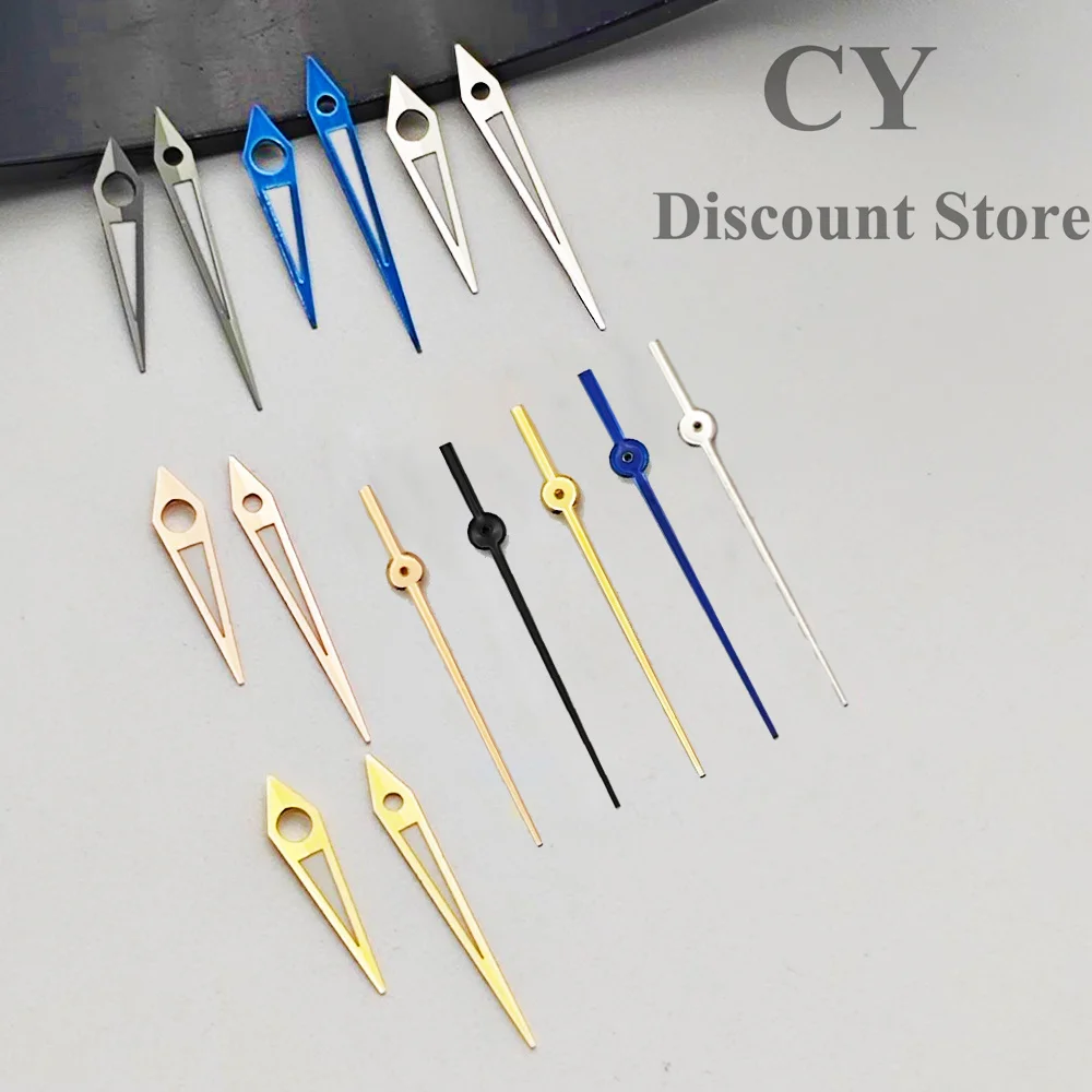 RICHUS NH35 Watch Hands Silver/Gold/Blue/Gun Color/Rose Glod Wacth Hands Green Luminous Fit NH35 NH36 Movement