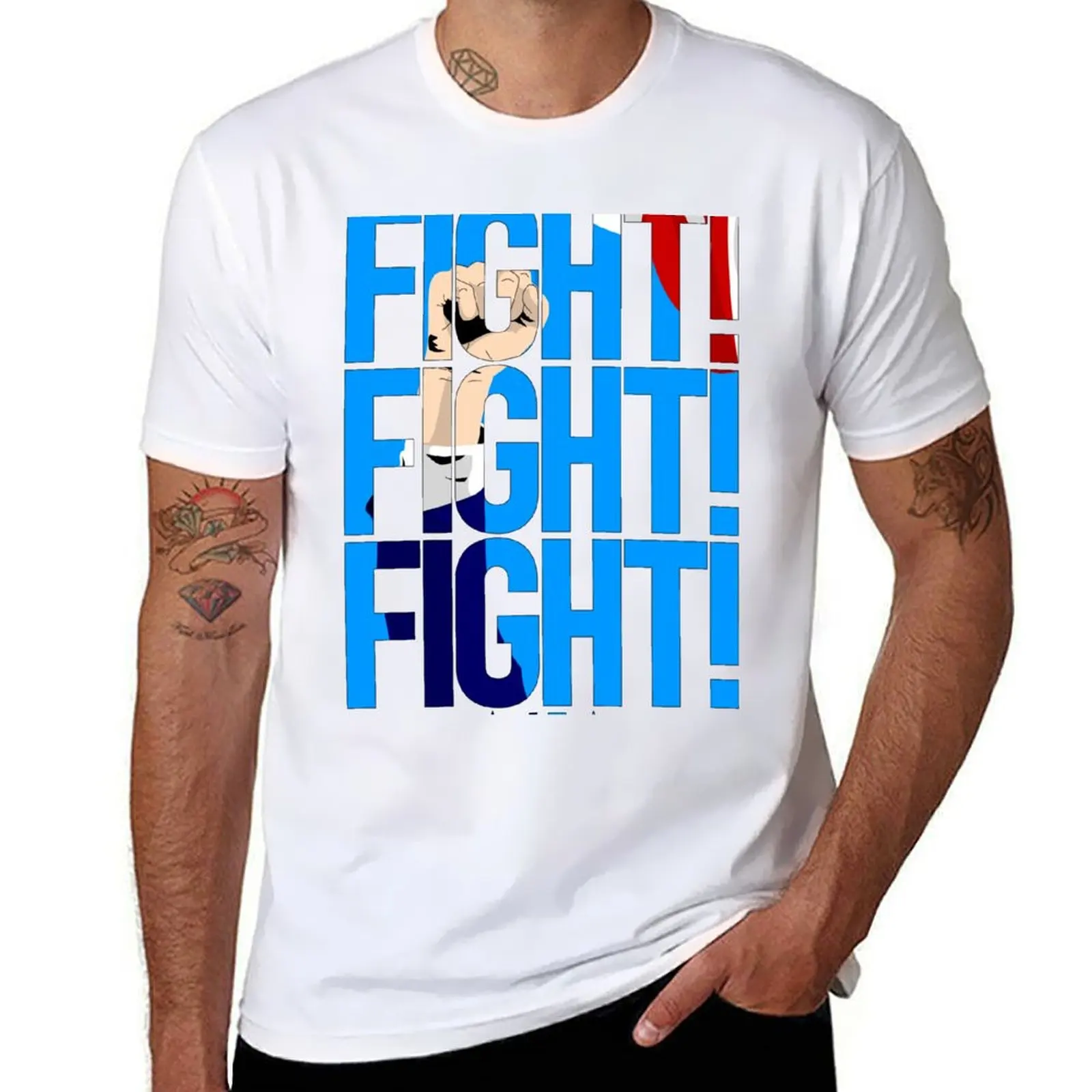 FIGHT! FIGHT! FIGHT! T-Shirt Holiday Simple Tee Shirt
