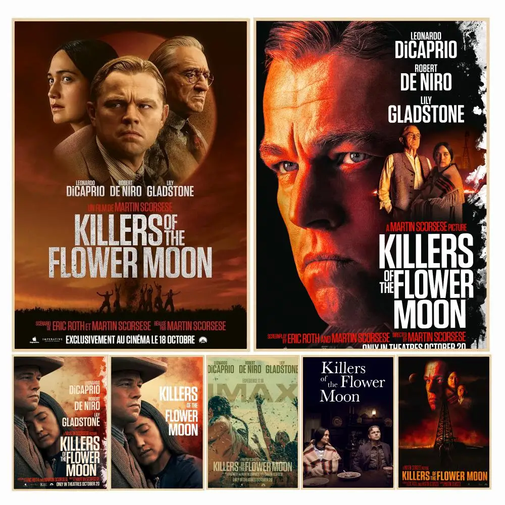 classic movie K-Killers of the Flower Moon 2023-N Painting Calligraphy Boho Botanical Decor for Living Room Elegant Home Style
