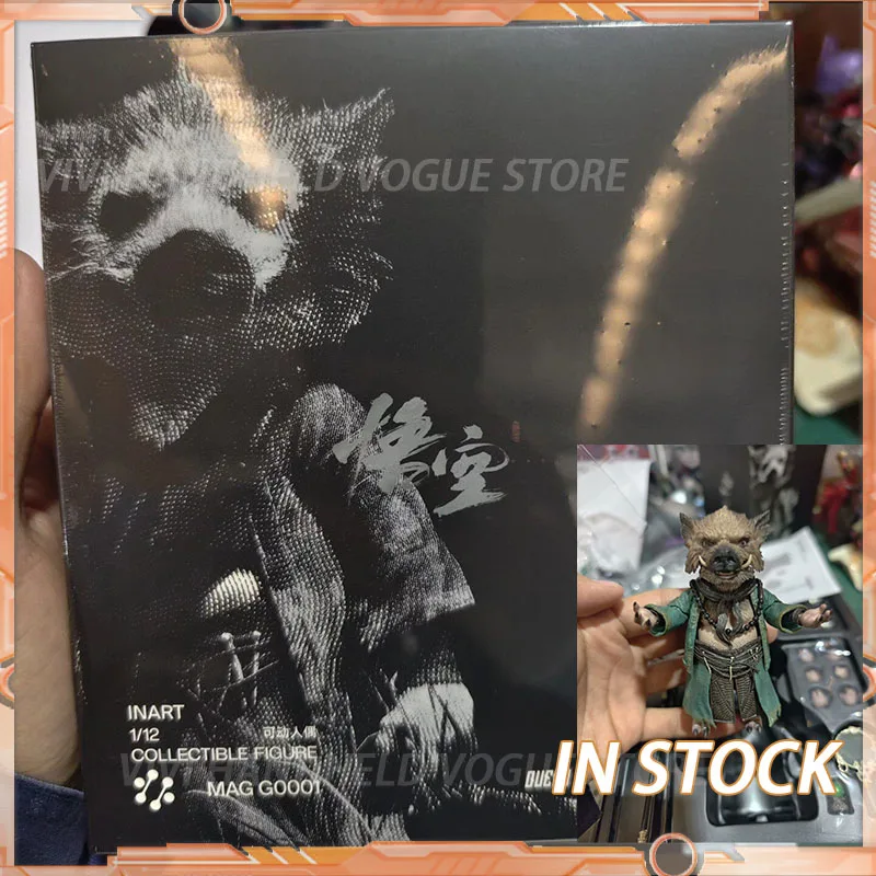 

In Stock INART Black Myth: Wukong Zhu Bajie Journey to the West Mobile Doll 1/12 Model Figurine Toy