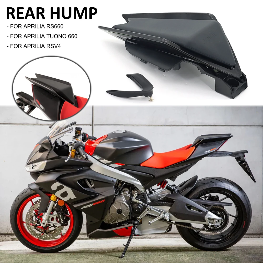 FOR Aprilia RS660 RS 660 Tuono 660 2020- RSV4 2021- Motorcycle Passenger Pillion Rear Seat Cover Fairing Seat Cowl Hump Spoiler