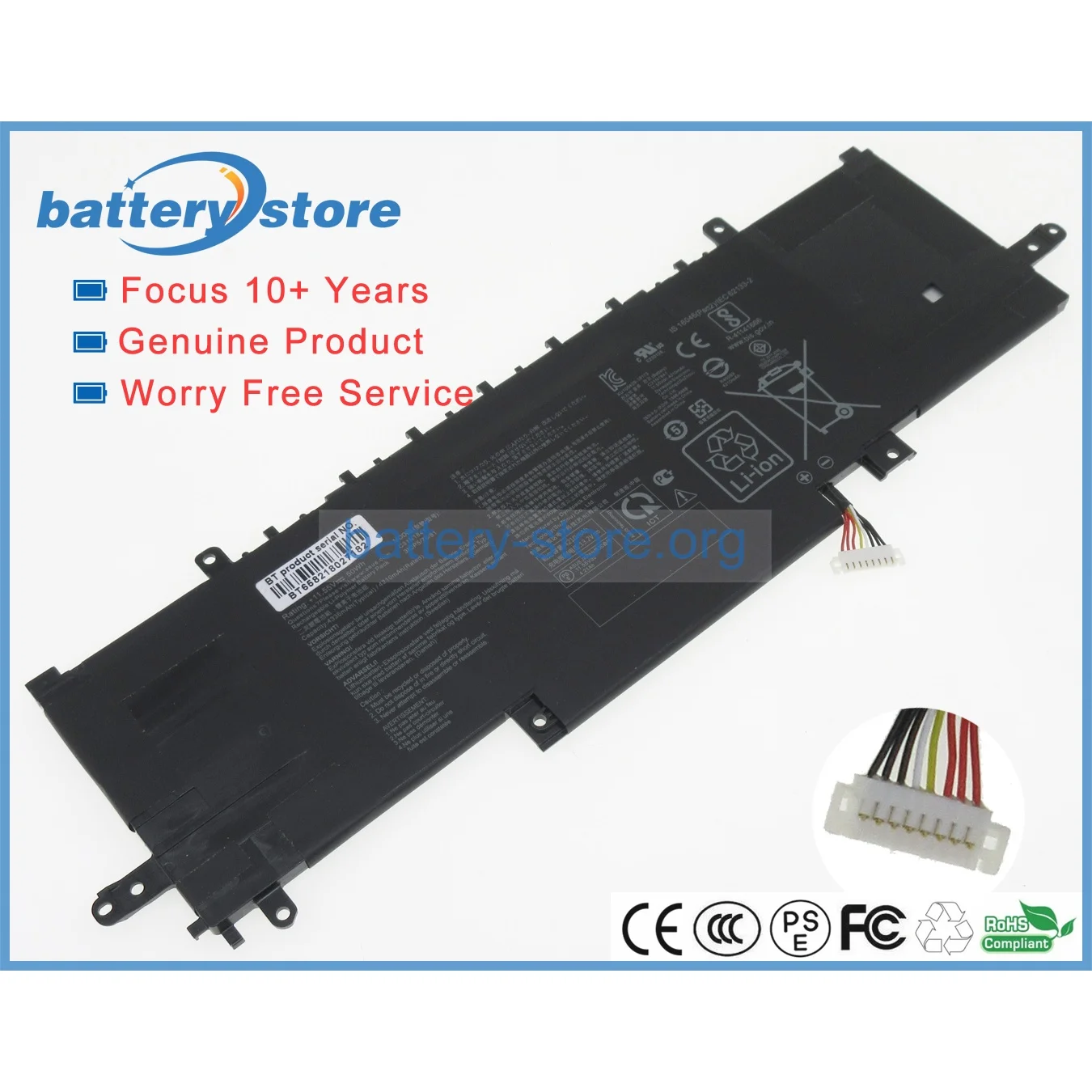 Genuine Original Laptop Batteries for 0B200-03420200,Zenbook 14 UX434FLC,Flip 14 UX463FA-AI039T,14 UX434FLC-A5177T,11.55V,3 Cell