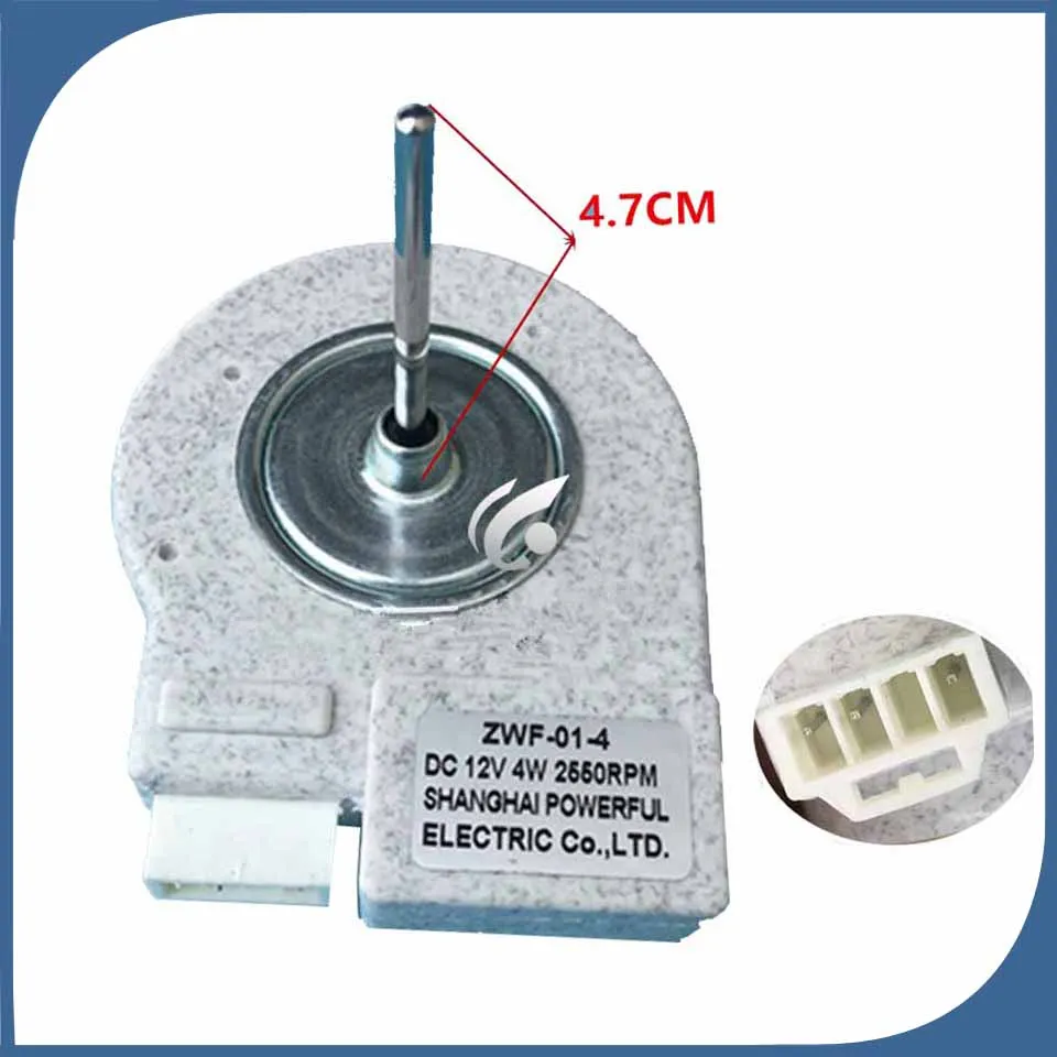 

Новый хороший рабочий двигатель вентилятора холодильника ZWF-01-4 DC12V Мотор аксессуары для холодильника