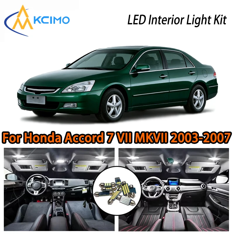 

High-Qual Premium LED Interior Kit For Honda Accord 7 VII MKVII MK7 7th 2003-2007,Easy to Install,Long-Lasting