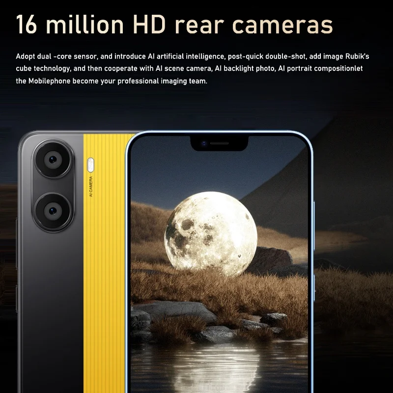 FUFFI X7 Pro Global Version Smartphone 4GB / 128GB 3400mAh battery 8+16MP Camera 6.26 inch 4G Network Dual SIM Android phones