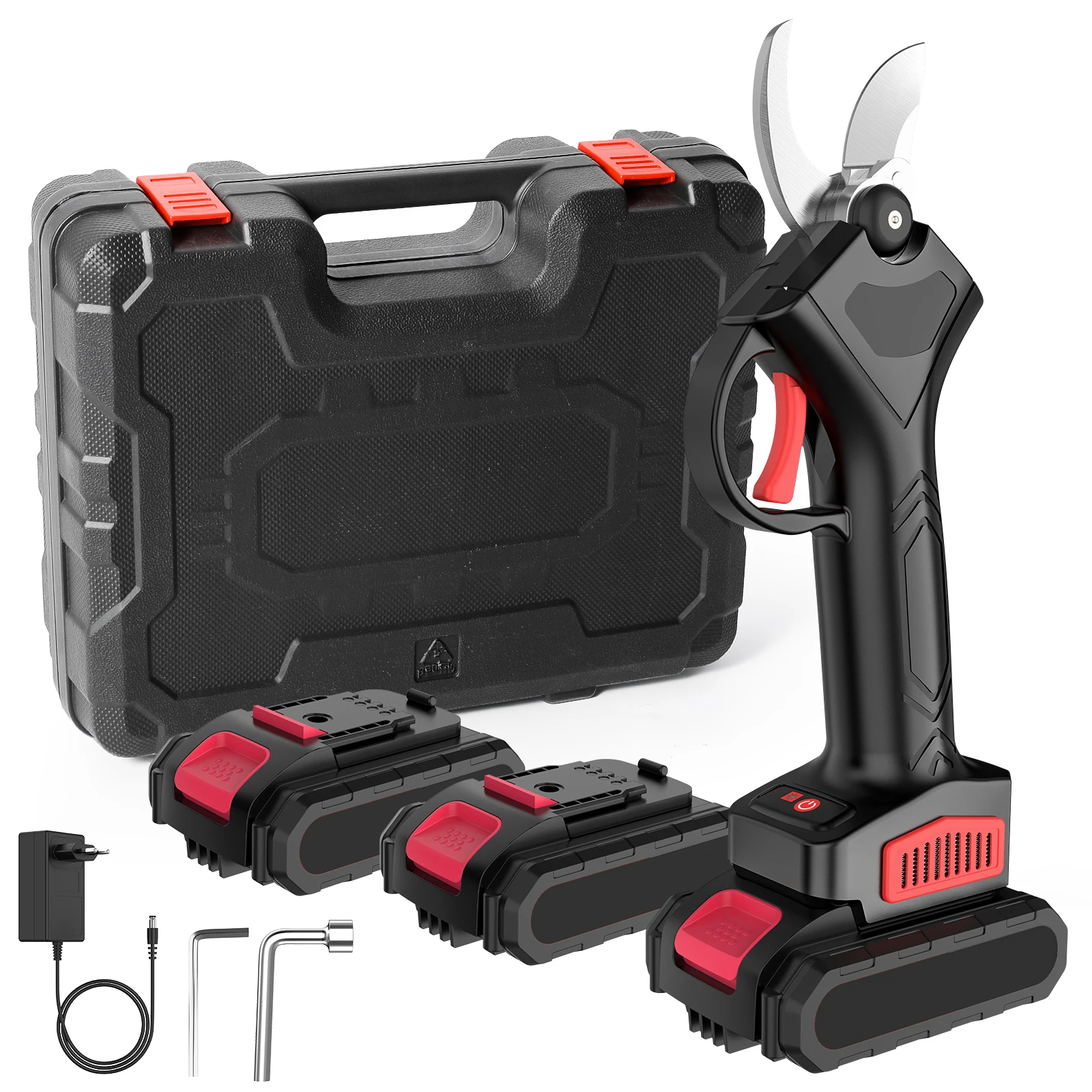 Sécateur électrique sans fil 1200W 25mm, ciseaux de taille à 2 vitesses, coupe-bonsaï pour arbres fruitiers, outil de jardinage électrique pour batterie Makita