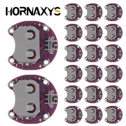 LilyPad Coin Cell Battery Holder, Módulo de Montagem para Arduino, Kit DIY, CR2032, 10 Pcs, 20Pcs