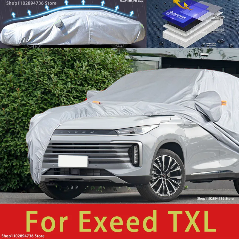 

For Exeed TXL fit Outdoor Protection Full Car Covers Snow Cover Sunshade Waterproof Dustproof Exterior Car accessories