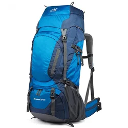 80L mountaineering backpack Outdoor Camping Backpack large capacity leisure fashion men's and women's backpack