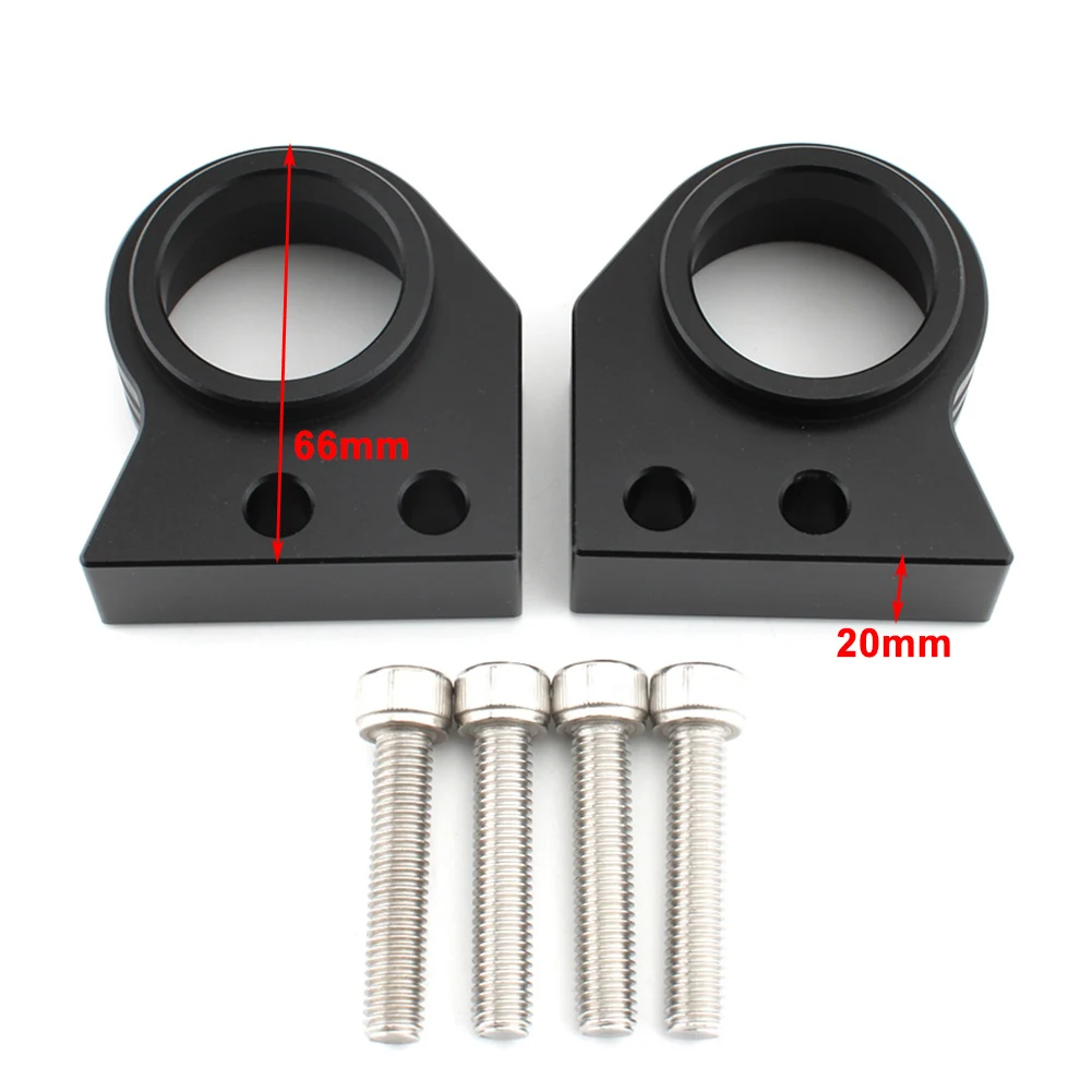 Motorcycle HandleBar Riser Handle Bar Lift Clamp Adapters For Kawasaki ZZ-R600 ZZR 600 1990-2007