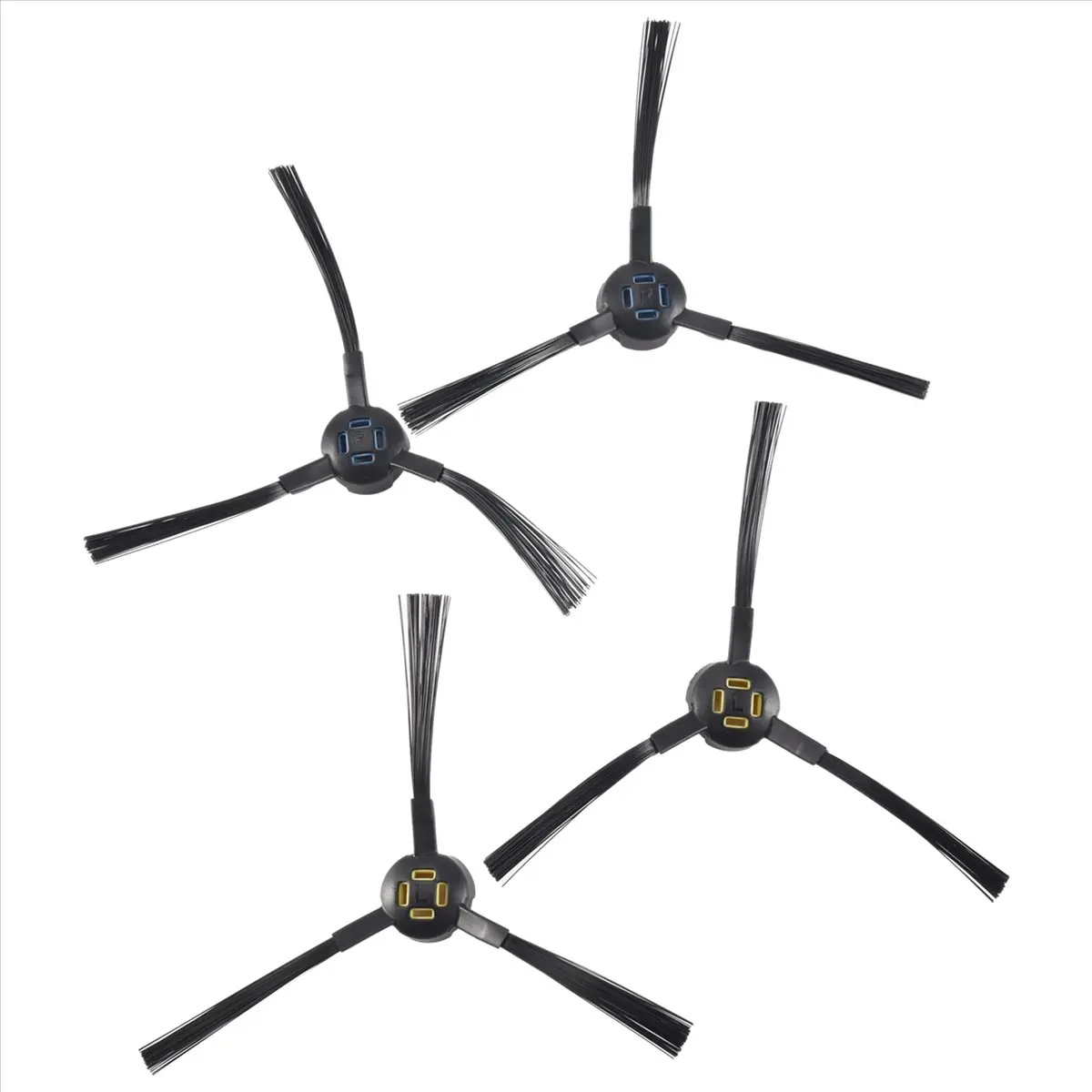 REST 4Pcs Side Brushes For X750 V8S V80 V8 Vacuum Cleaner Replacement