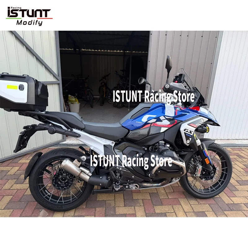 Slip On For BMW R 1300 GS R RS Adventure 2023 - 2027 Motorcycle Exhaust System Mid Link Pipe Escape Moto Muffler No DB Killer