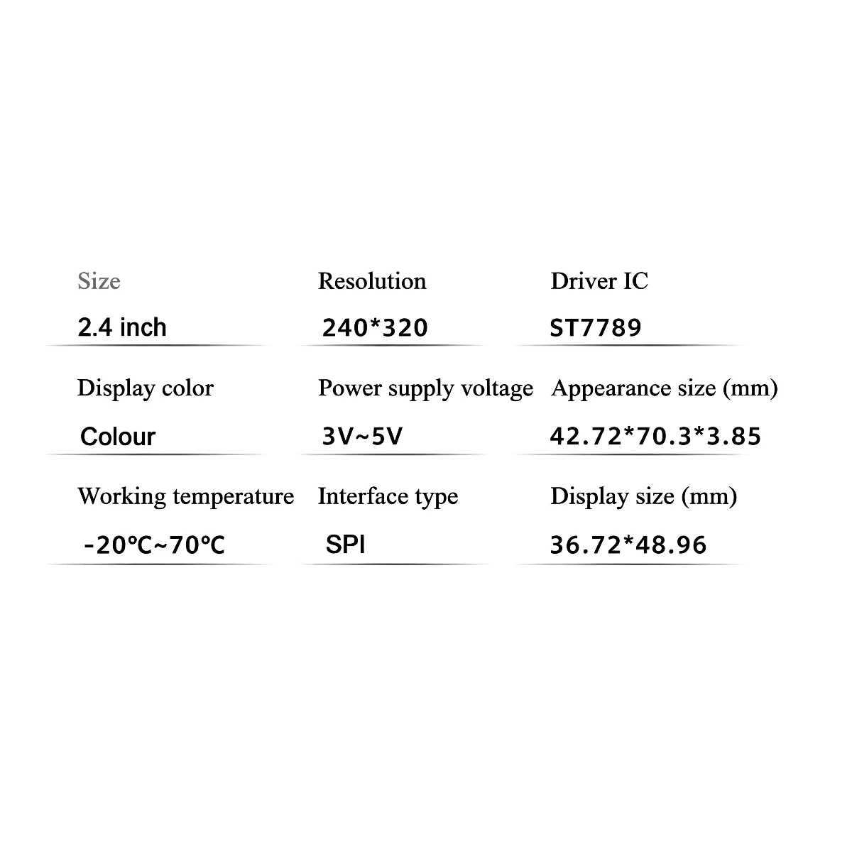 Módulo de Display LCD TFT de 2 - Tft Display 2.4 avaliação e preço