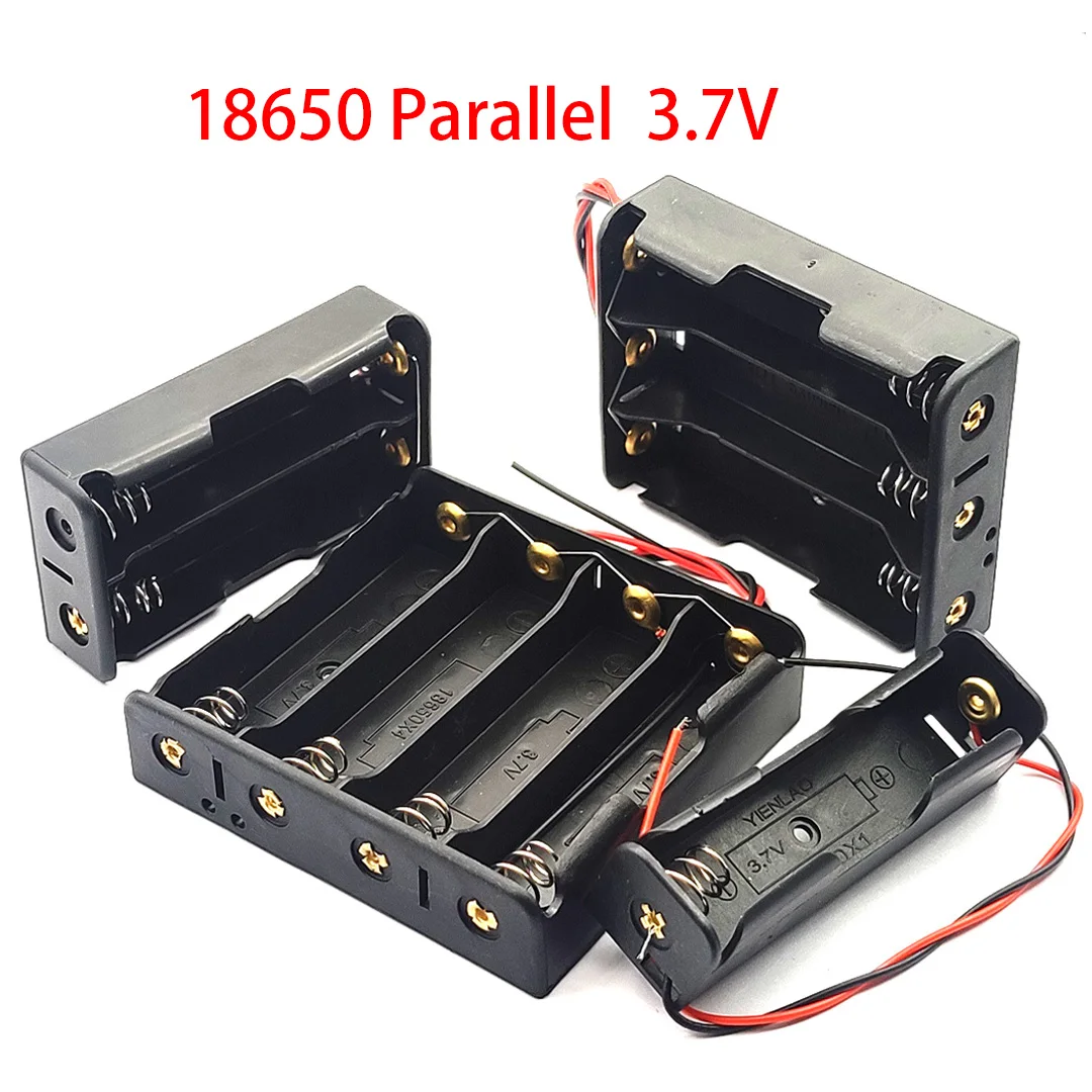 18650 Power Bank Cases 1X 2X 3X 4X 18650 Battery Holder Storage Box Case 1 2 3 4 18650 Parallel Battery Box