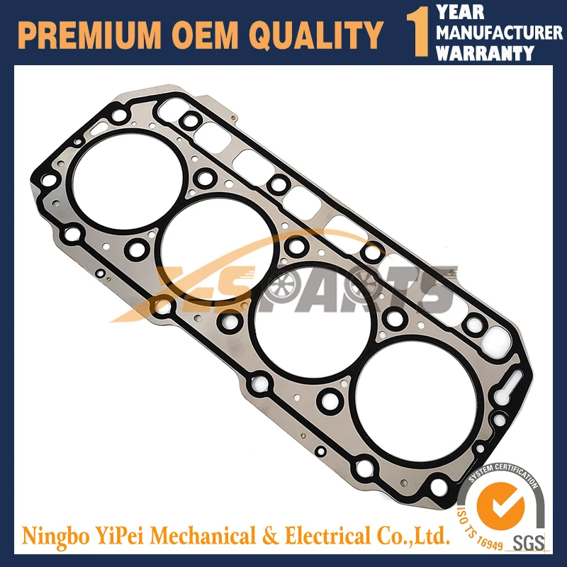 For Yanmar 4TNV106 4TNV106T Head Gasket YM123907-01350 123907-01350