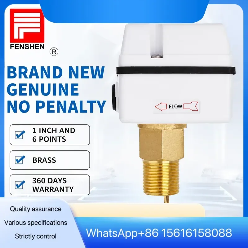 Original FENSHEN FSF50P-3 Water Flow Switch Controller DN25 DN20 Target Flowmeter Sensor for Pump Control System High