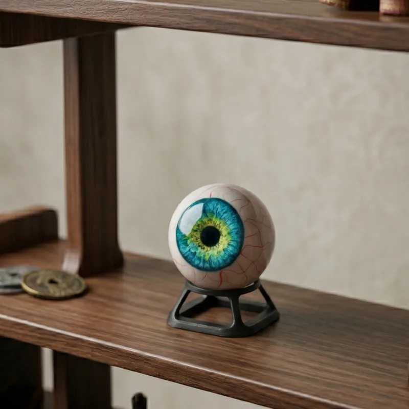 Monster Eye Resin Horror Sculpture Realistic Demonic Ornament For Halloween Party Centerpiece Table Decor For Teens And Adults