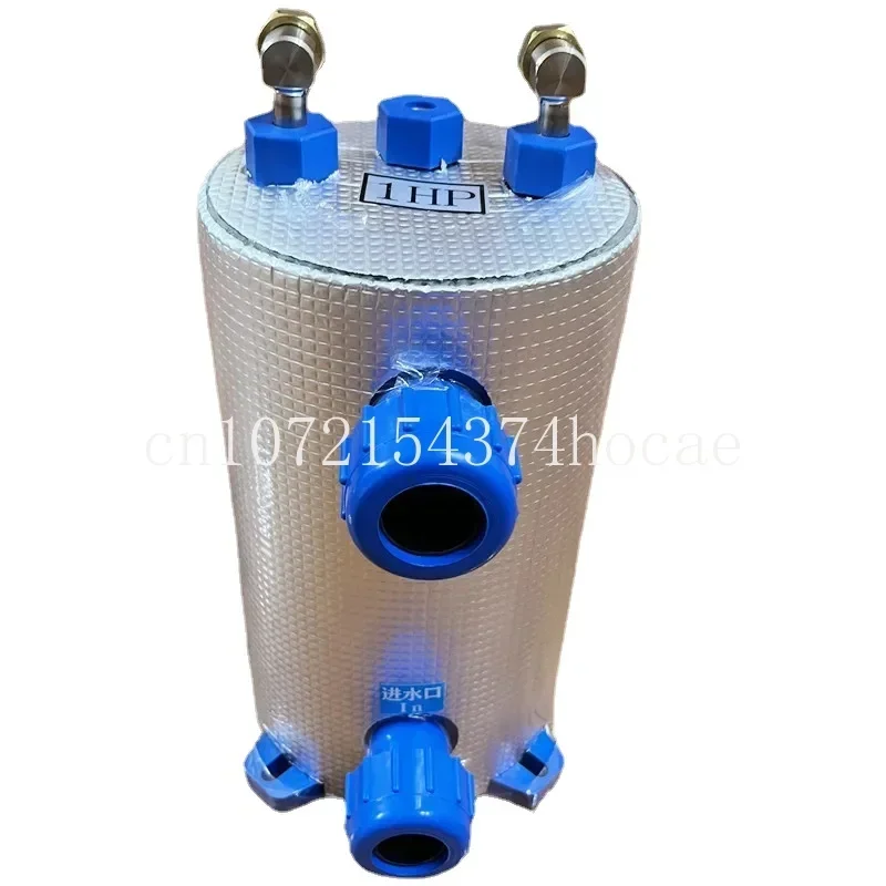 1HP titanium tube evaporator, pure titanium seawater fresh water refrigerator titanium cannon, titanium bucket.