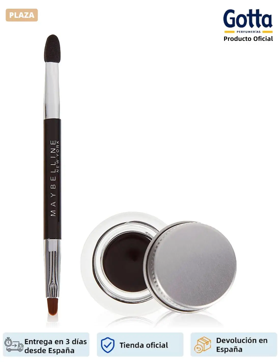 MAYBELLINE - Eyeliner Gel liner 24h-beauty and health, cosmetics, eyes, Eyeliner-its intense gel formula allows you to achieve a more professional and durable finish. Intact 24h.