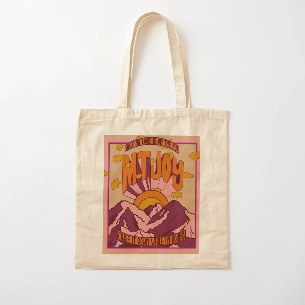 

Mt. Joy Print Tote Bag shopper bag woman canvas men Women's handbag Canvas