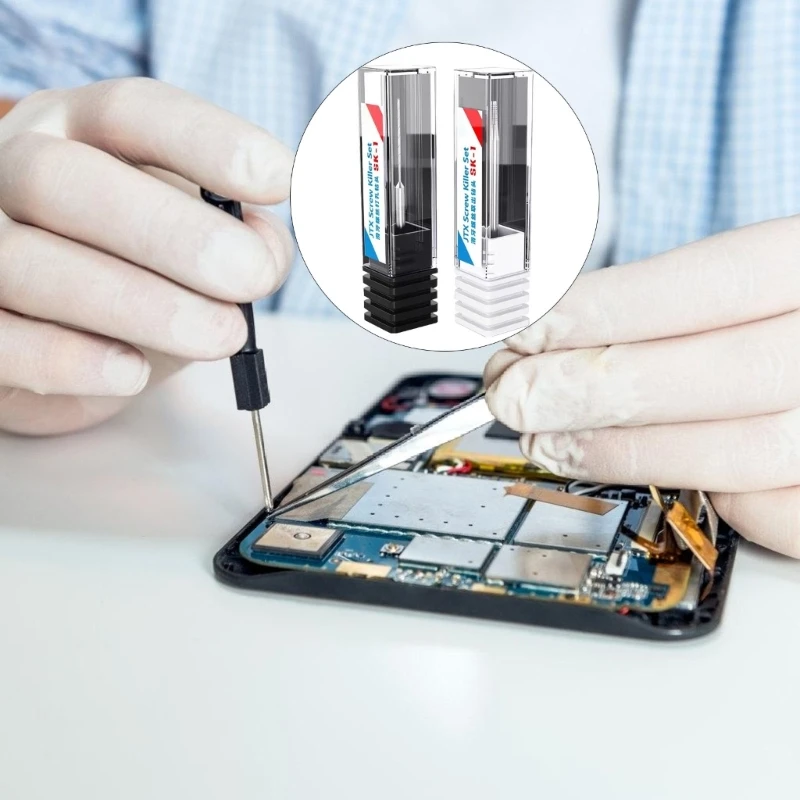 Juego brocas tornillo dañadas acero aleación 2 piezas para eliminación pernos oxidados