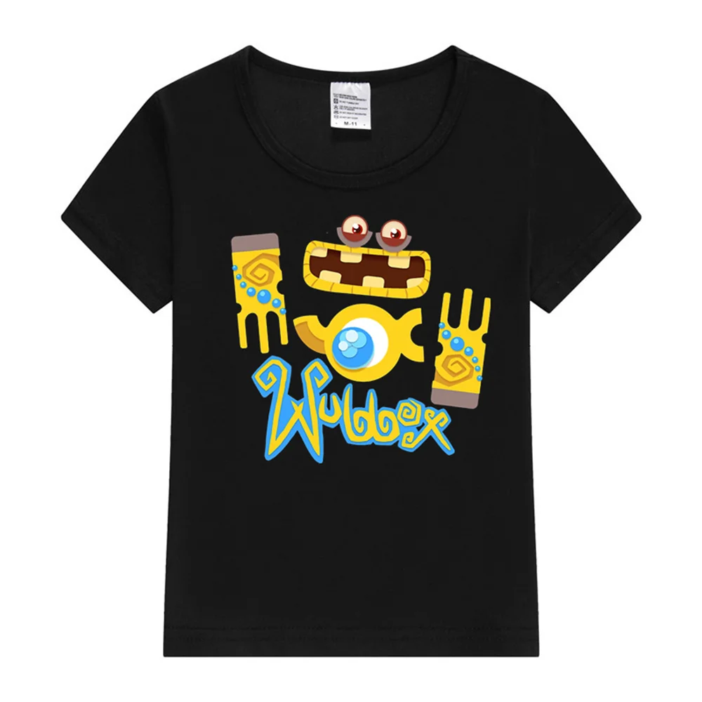 My Singing Monsters Wubbox Kids T-Shirt Printed Graphic Anime T-shirts Kawaii Short Sleeve Tshirt Fashion Boys/girls Tee-shirt