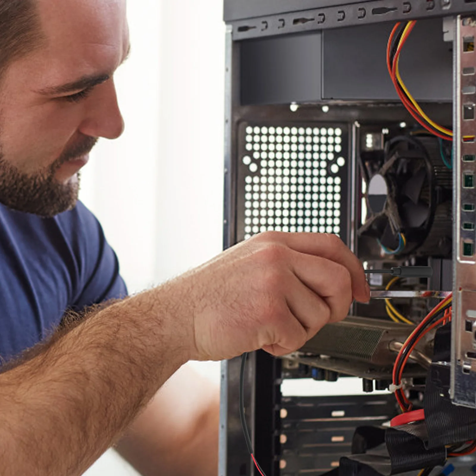 

10Pcs 3.5mm Female Plug Connector Audio Cable Mono Bare Wire Replacement for Headphone Headset Earphone Microphone Black