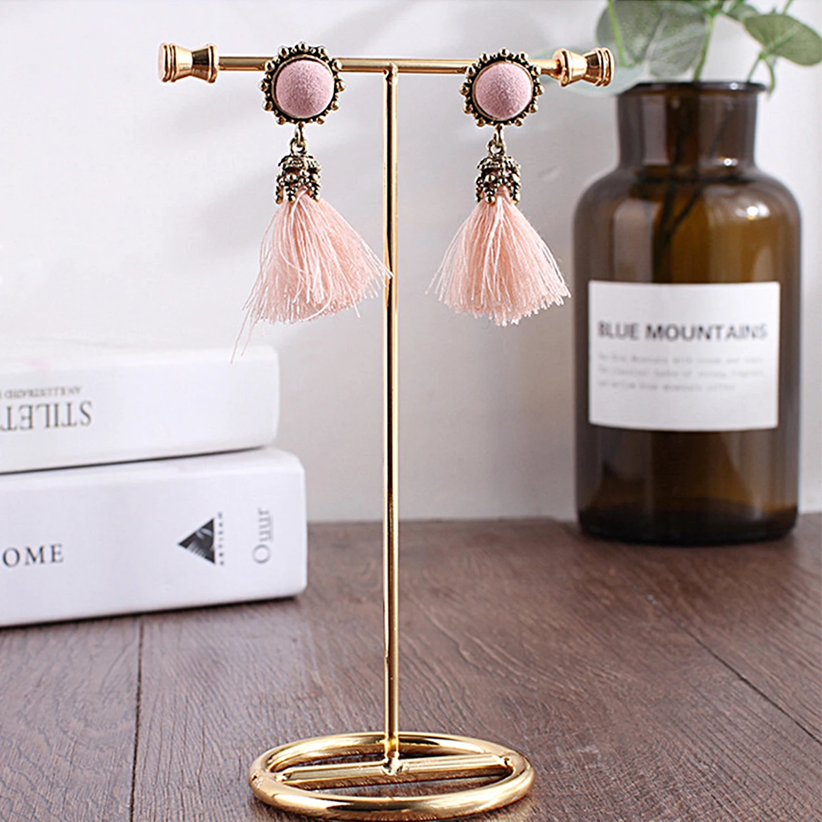 

Модная подставка для сережек Miss Earrings, простой органайзер из сплава для ювелирных изделий