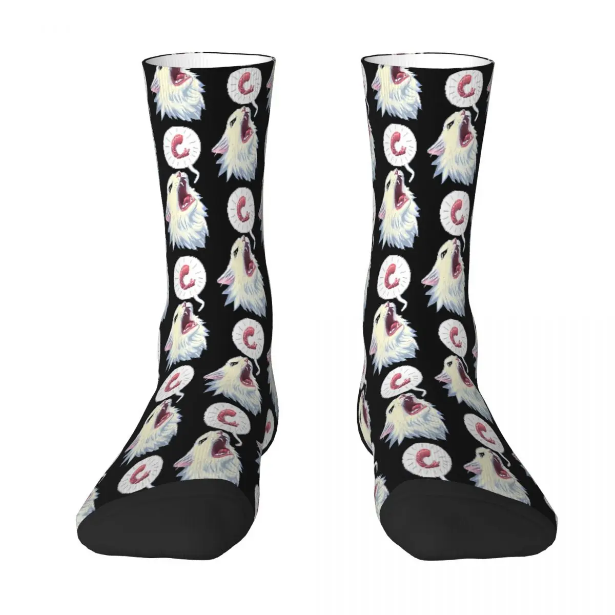 

8-bit Shrimpin Thurston The Cat Sock Socks Men Women Polyester Stockings Customizable Funny