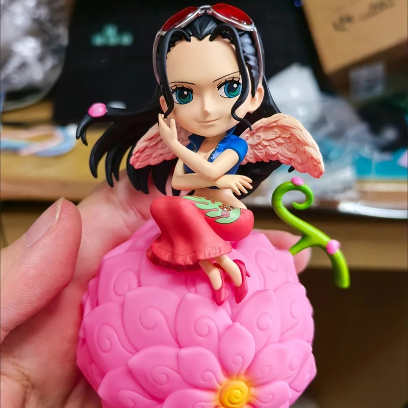 Hot Anime One Piece Teufel Obst Robin Ace Luffy Nico Nachtlicht Figur Modell Figur Desktop Ornament Trendy Spielzeug Geburtstag Geschenke
