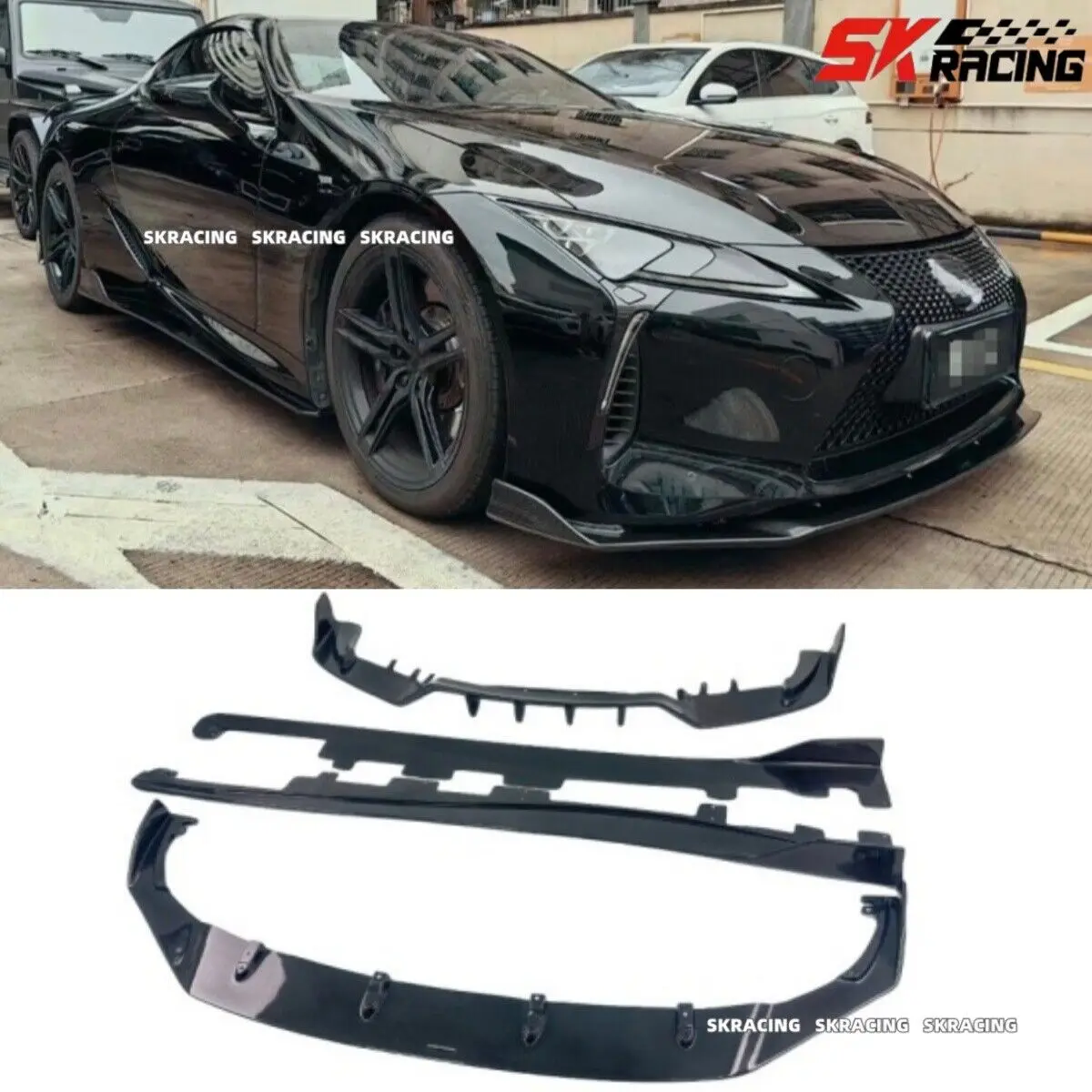 New Style Fits Lexus LC500 LC500h 2018-2024 Front Rear Bumper Diffuser Side Skirt Bodykits