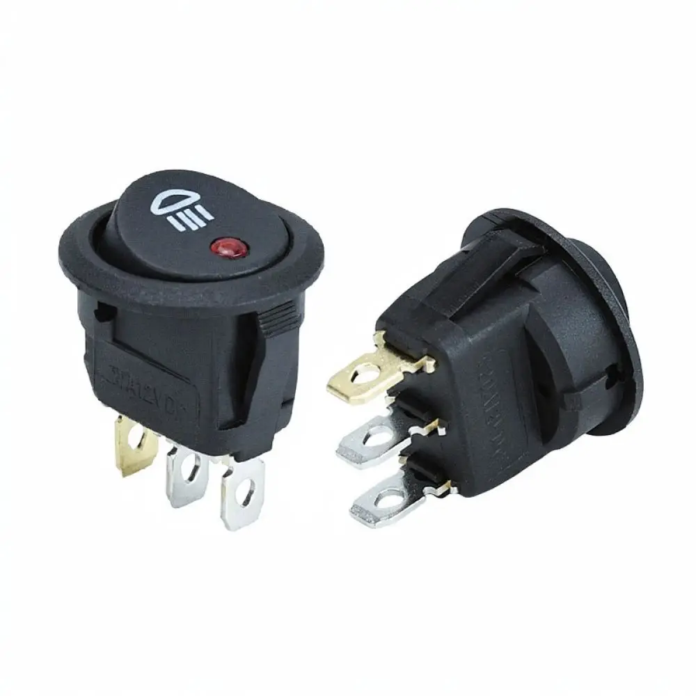 KCD1 Switch For Changshuo Automotive 12V 24V LED Illuminated Dash Rocker Toggle Light Cat Eye Pattern Modification Device