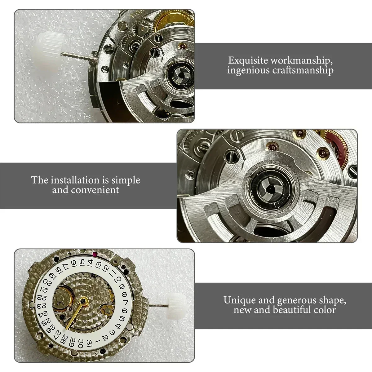 Automatic Mechanical Movement 3235 Shanghai Factory Small Disc Fit to Sub Series Top Version VR-3235 Clean Modified Parts