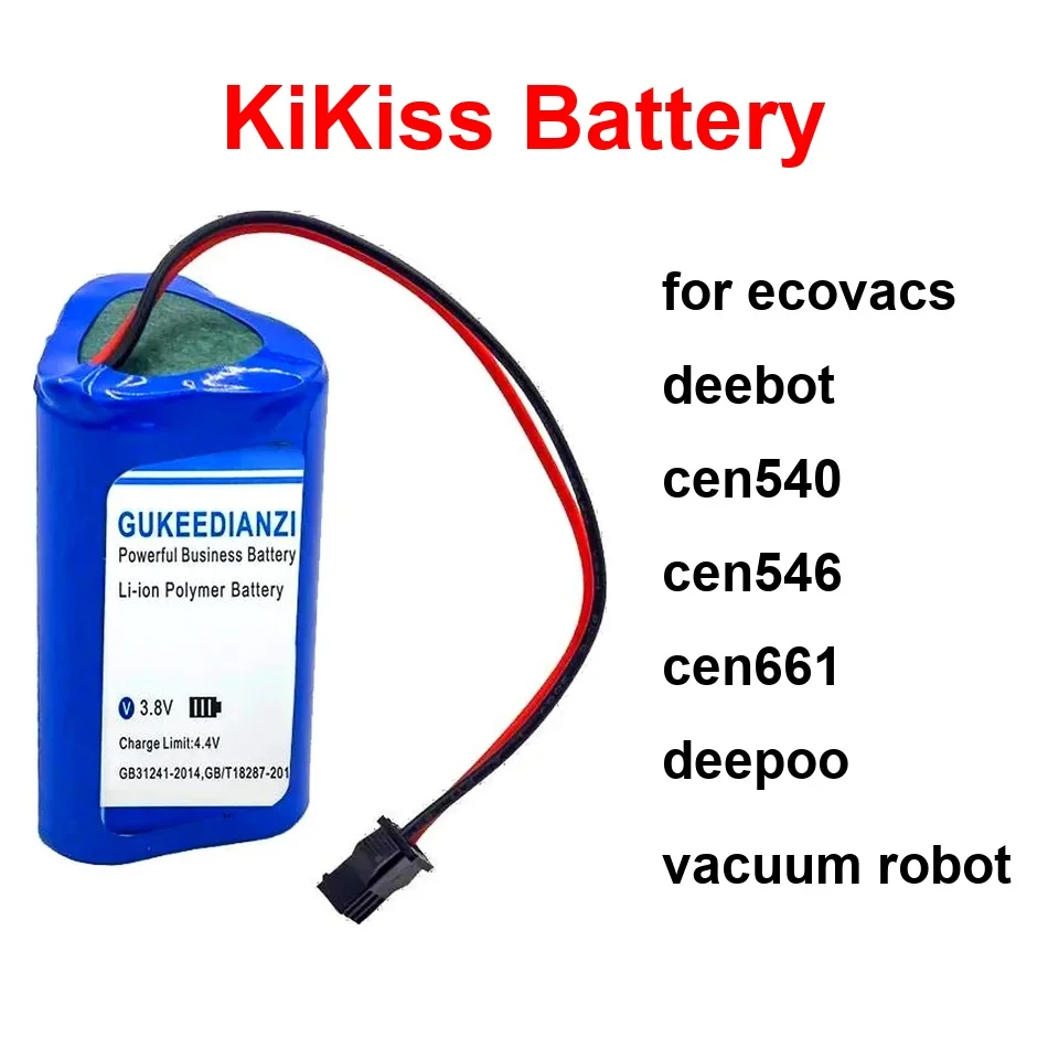 

Аккумулятор для робота-пылесоса Ecovacs Deebot CEN540 CEN546 CEN661 Deepoo CEN330, интерфейс JST SM-3P