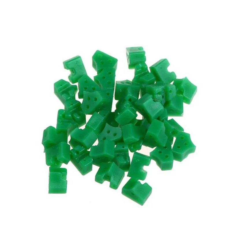 20×40Pcs/Bag Triangular Tooth Wedges Disposable Plastic Dental Teeth Gap Ring Dental Green Gap Wedges Oral Materials Therapy
