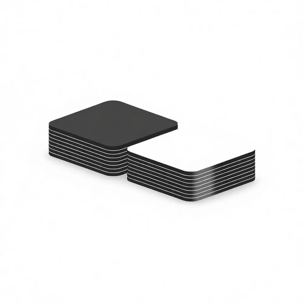 Adhesive Backed Rubber Magnet Sheet Flexible Soft Magnetic Square For DIY Picture Framing Art Craft Supply Magnet Pieces