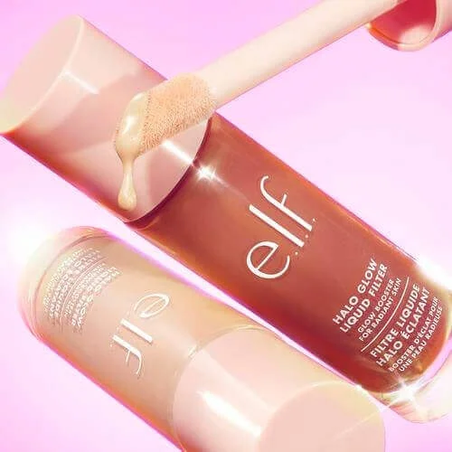 ELF Halo Glow Liquid Filter Liquid Foundation Complexion Glow Booster for A Soft-focus Look Glowy Makeup Hybrid for Dewy Skin
