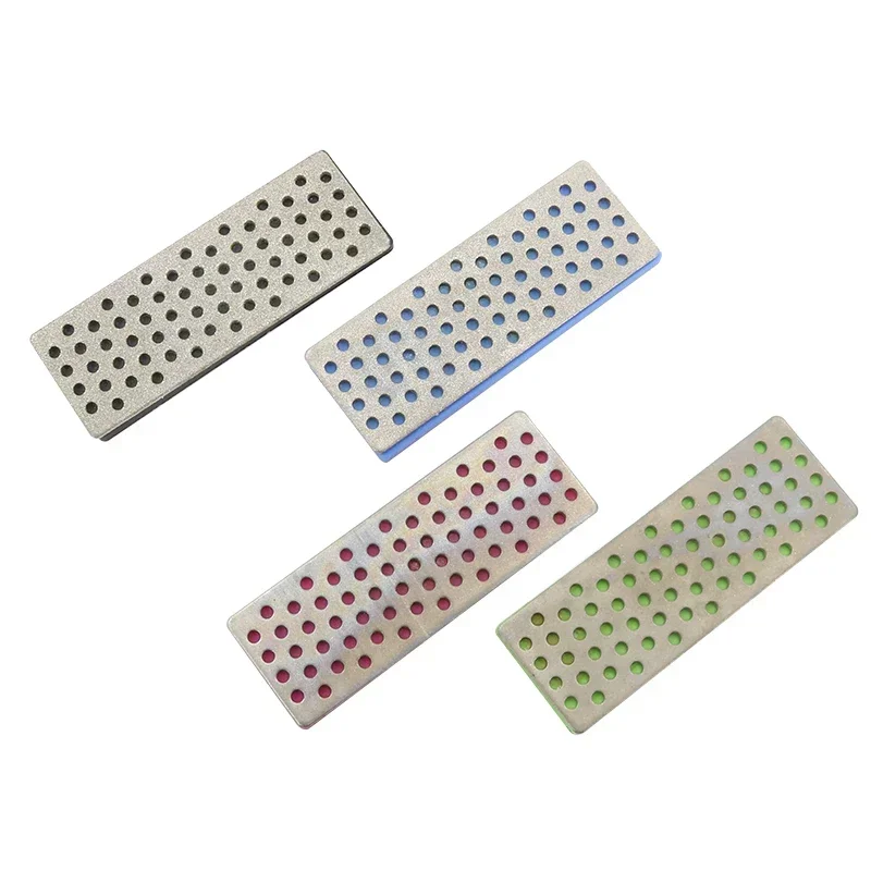 DMD 4pcs/set Diamond Sharpening Stone For Ski Edges Skiing Professional Knife Sharpener 240 360 500 1000 Grit