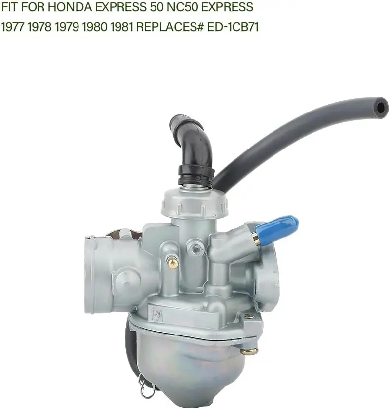 Carburetor Carb 38mm Compatible with Honda Express 50 NC50 Express 1977 1978 1979 1980 1981 Replaces# ED-1CB71, HY17579