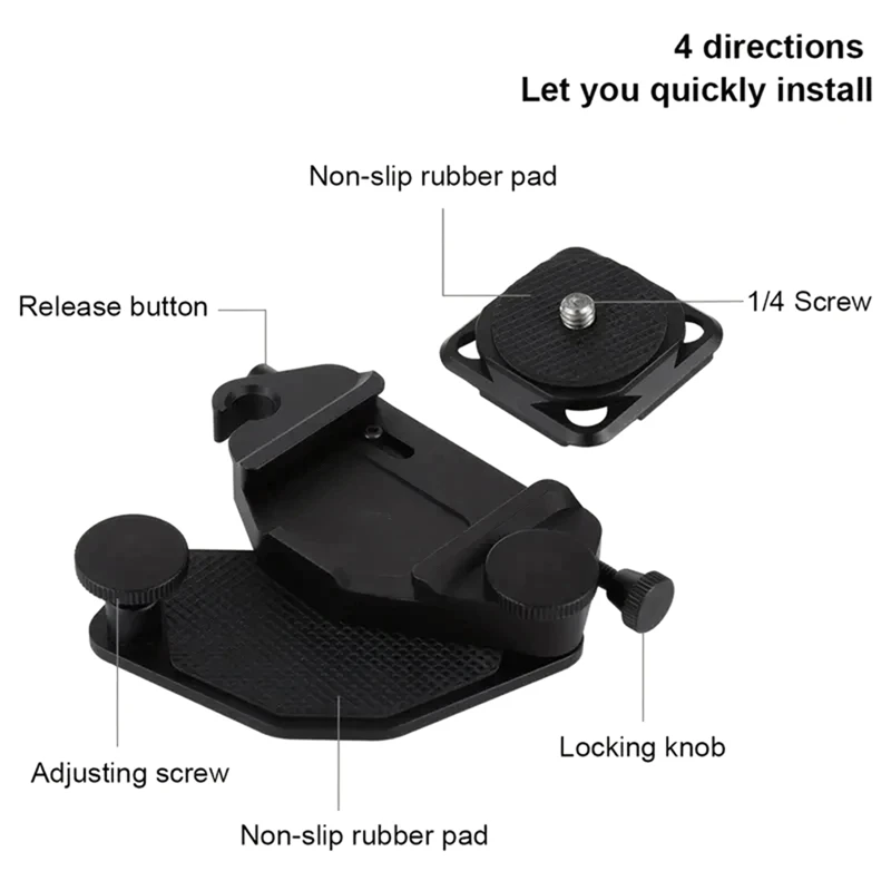 Camera Belt Clip Waist Camera Waist Buckle With Quick Release Camera Mount Adapter Compatible With Sony/Canon Camera-A22K