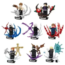 Anime Cartoon Jujutsu Mini Action Figures Kaisen Gojo Satoru Itadori Yuj Building Blocks Assembly Toy Kids Gifts