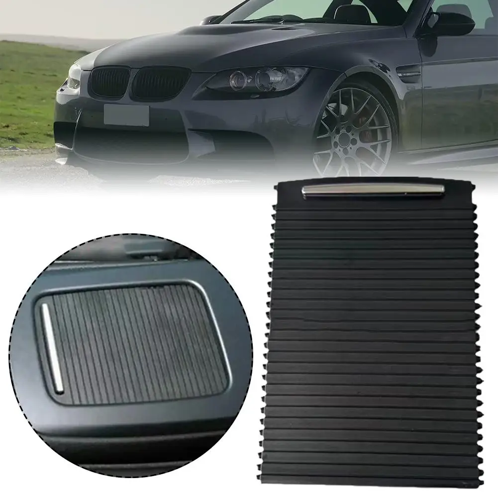 For BMW E92 E93 M3 2006-2012 51166963913 Car Rear Center Accessories Cover Water Console Curtain Blind Roller Black Holder G2C6