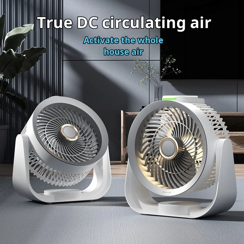 Ventilador de circulación de aire USB, ventilador de mesa para exteriores para dormitorio de estudiantes, ventilador silencioso portátil inalámbrico para el hogar, ventilador de techo de pared de escritorio