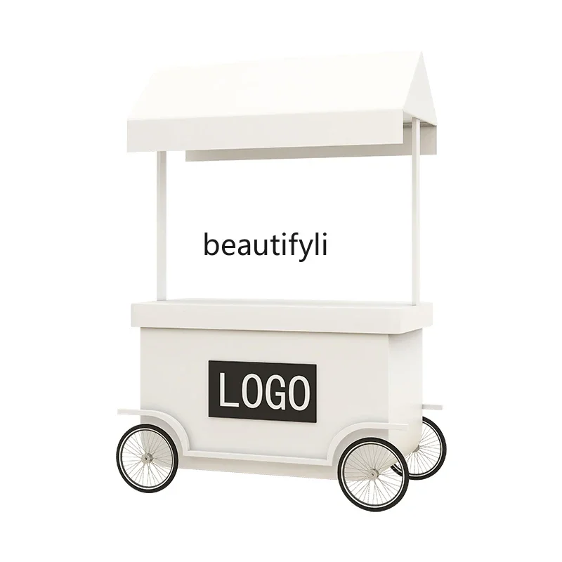

Wrought iron activity trolley product sales cart activity promotion product promotion rack display stand