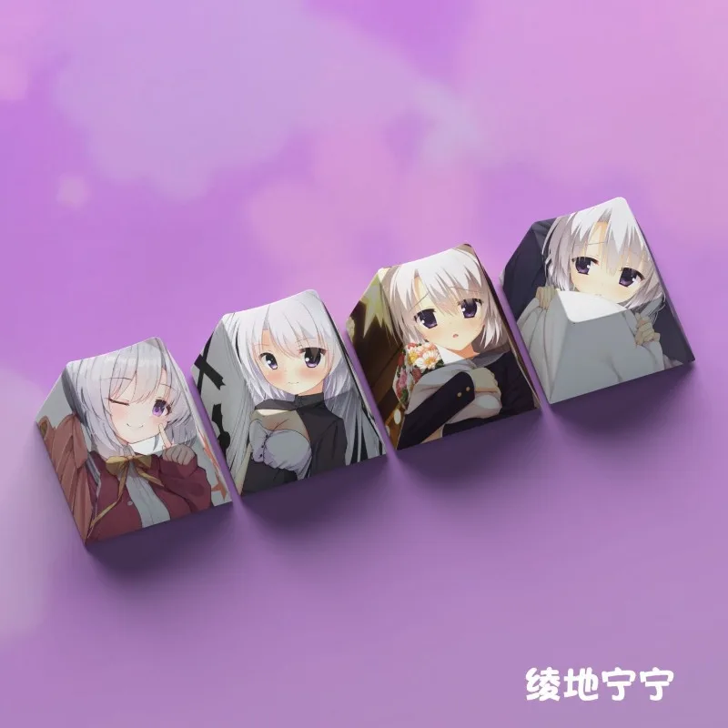 Sabbat of The Witch Anime Theme Keycap Mechanical Keyboard PBT Custom Keycap PC Gaming Keyboard Accessories Cartoon Gift Collect