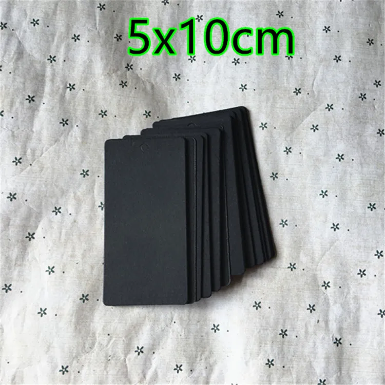 100pcs 350gsm Black Paper DIY Blank Cardboard Handmade Party Birthday Wedding Christmas Gifts Flowers Box Bottles Labels Tags