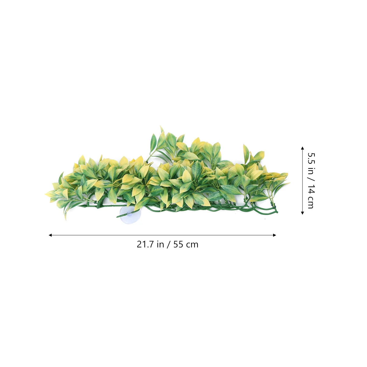 

Simulated Rattan Plants Artificial Greenery Suction Cup Vine Decorative Plastic Leaf Creeper Home Festive Pet Nest Easy Install