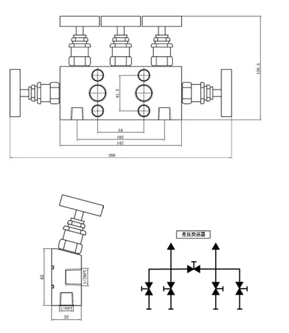 XINYI SS Fünfventilverteiler für 3051-Drucktransmitter