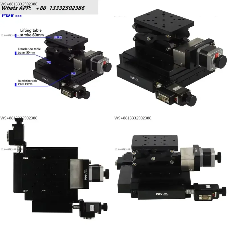 Precision Electric XYZ Combination Stage Z-Axis Lifting XY Translation Stage for Precision Positioning Systems